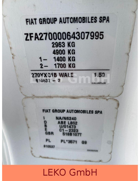 Carrinha frigorífica Fiat Scudo 2,0 Multijet FRCX 09/2024: foto 13 Carrinha frigorífica Fiat Scudo 2,0 Multijet FRCX 09/2024: foto 13