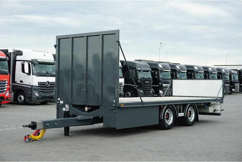 Fruehauf / TANDEM / PLATFORMA / DŁ. 7,3 M - Reboque plataforma/ Caixa aberta: foto 1 Fruehauf / TANDEM / PLATFORMA / DŁ. 7,3 M - Reboque plataforma/ Caixa aberta: foto 1
