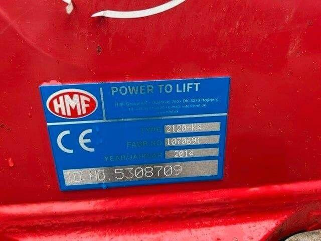 HMF 2120 K4 2014 CRANE KRAN REMOTE CONTROL - Grua para camião por Camião: foto 3 HMF 2120 K4 2014 CRANE KRAN REMOTE CONTROL - Grua para camião por Camião: foto 3