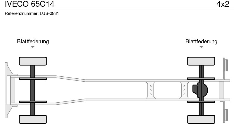 Camião de caixa aberta/ Plataforma, Camião grua Iveco 65C14: foto 17 Camião de caixa aberta/ Plataforma, Camião grua Iveco 65C14: foto 17