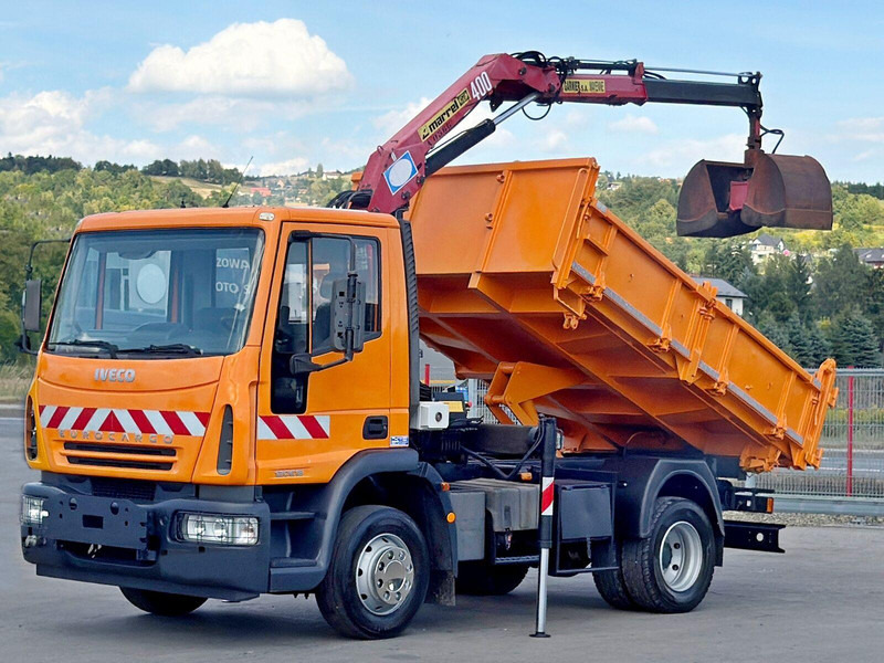 Iveco EUROCARGO 120E18 * HMF 403 K1 * TOPZUSTAND - Camião basculante, Camião grua: foto 2 Iveco EUROCARGO 120E18 * HMF 403 K1 * TOPZUSTAND - Camião basculante, Camião grua: foto 2
