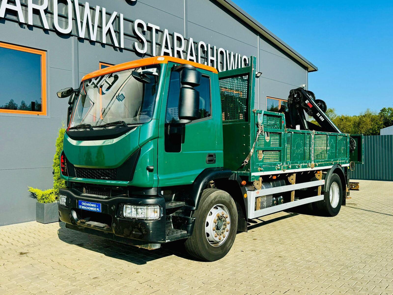 Iveco Eurocargo 180E25 - Camião de caixa aberta/ Plataforma, Camião grua: foto 2 Iveco Eurocargo 180E25 - Camião de caixa aberta/ Plataforma, Camião grua: foto 2