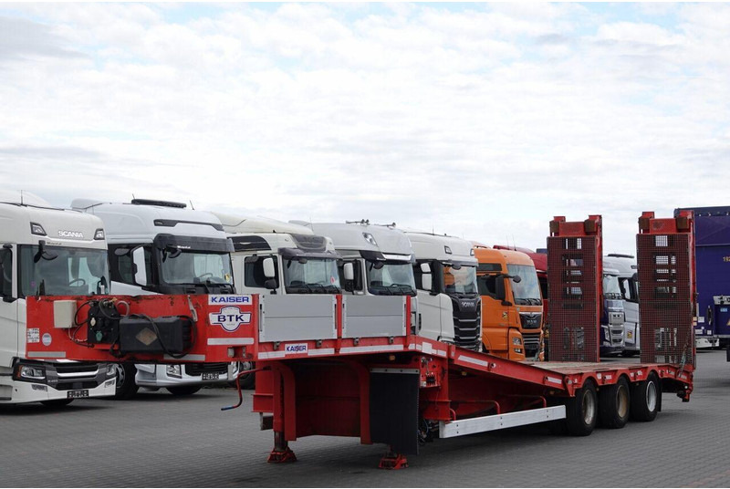 Kaiser S450 / NACZEPA LAWETA / NISKOPODWOZIE / PODEST HYDRAULICZNY / NA - Semi-reboque baixa: foto 3 Kaiser S450 / NACZEPA LAWETA / NISKOPODWOZIE / PODEST HYDRAULICZNY / NA - Semi-reboque baixa: foto 3