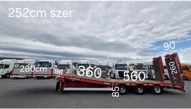 Kaiser S450 / NACZEPA LAWETA / NISKOPODWOZIE / PODEST HYDRAULICZNY / NA - Semi-reboque baixa: foto 2 Kaiser S450 / NACZEPA LAWETA / NISKOPODWOZIE / PODEST HYDRAULICZNY / NA - Semi-reboque baixa: foto 2