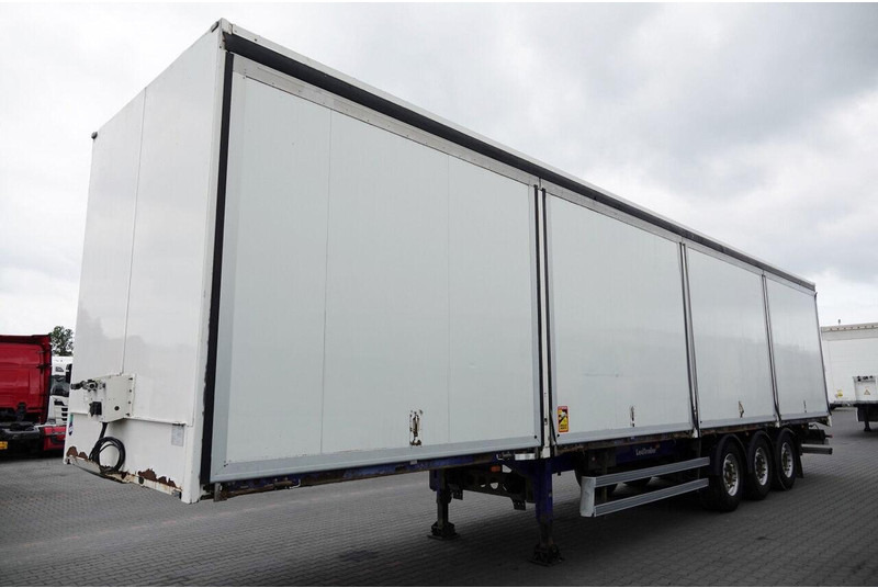 Lecitrailer KONTENER / KOFFER / OTWIERANE BOKI / MOCNA PODŁOGA SZYNA DESKA - Semi-reboque furgão: foto 4 Lecitrailer KONTENER / KOFFER / OTWIERANE BOKI / MOCNA PODŁOGA SZYNA DESKA - Semi-reboque furgão: foto 4