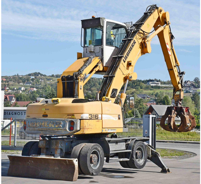 Escavadeira de rodas Liebherr PELLE A316: foto 9