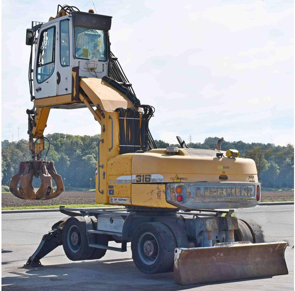 Escavadeira de rodas Liebherr PELLE A316: foto 8