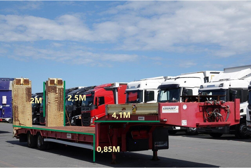 Louault LAWETA NISKOPODWOZIOWA / NAJAZDY HYDRAULICZNE / WCIĄGARKA / 2 OS - Semi-reboque baixa: foto 2 Louault LAWETA NISKOPODWOZIOWA / NAJAZDY HYDRAULICZNE / WCIĄGARKA / 2 OS - Semi-reboque baixa: foto 2