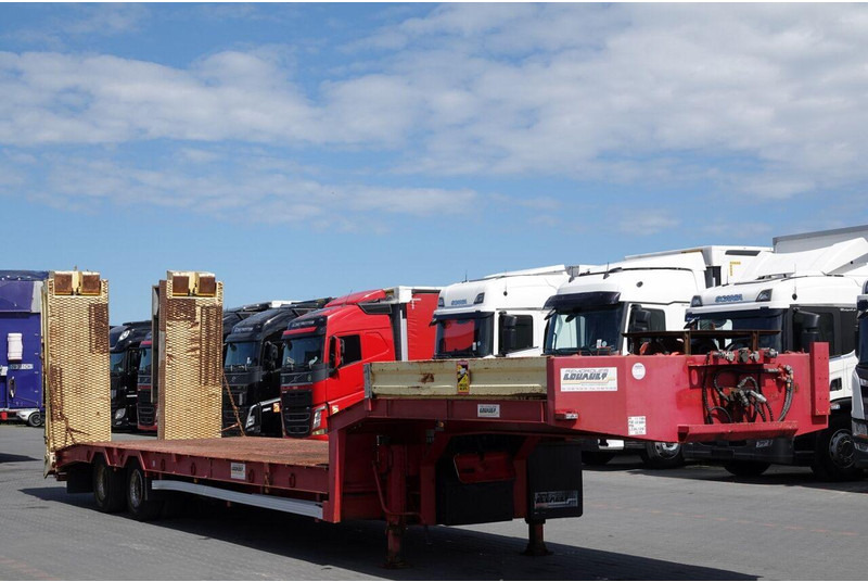 Louault LAWETA NISKOPODWOZIOWA / NAJAZDY HYDRAULICZNE / WCIĄGARKA / 2 OS - Semi-reboque baixa: foto 1 Louault LAWETA NISKOPODWOZIOWA / NAJAZDY HYDRAULICZNE / WCIĄGARKA / 2 OS - Semi-reboque baixa: foto 1