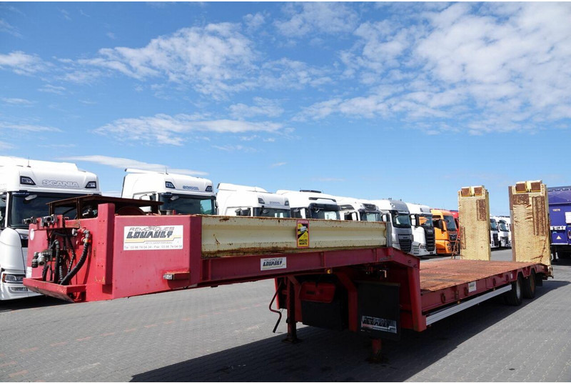 Louault LAWETA NISKOPODWOZIOWA / NAJAZDY HYDRAULICZNE / WCIĄGARKA / 2 OS - Semi-reboque baixa: foto 5 Louault LAWETA NISKOPODWOZIOWA / NAJAZDY HYDRAULICZNE / WCIĄGARKA / 2 OS - Semi-reboque baixa: foto 5