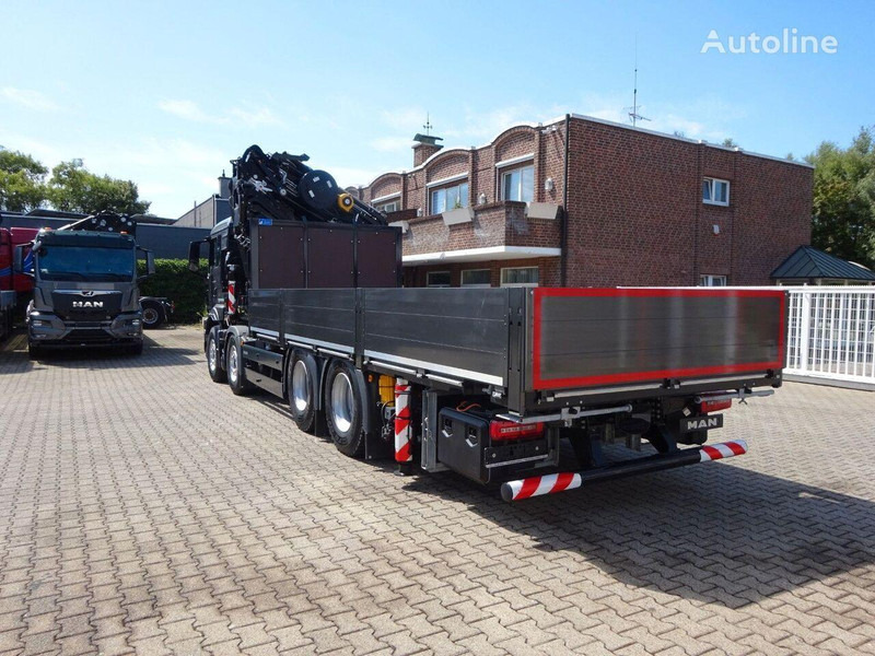 MAN 35.510 - Flatbed+crane - Camião de caixa aberta/ Plataforma, Camião grua: foto 4 MAN 35.510 - Flatbed+crane - Camião de caixa aberta/ Plataforma, Camião grua: foto 4