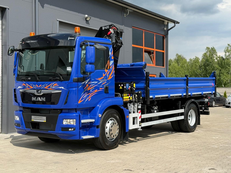 MAN MAN TGM TGL TGS 18.250 // E6 // wywrotka + HDS HMF z pilotem // - Camião basculante: foto 4 MAN MAN TGM TGL TGS 18.250 // E6 // wywrotka + HDS HMF z pilotem // - Camião basculante: foto 4