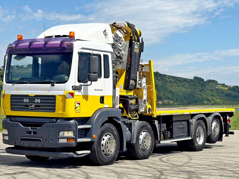 MAN TGA 35.430 * HIAB 700 E - 6 + FUNK* TOPZUSTAND - Camião de caixa aberta/ Plataforma, Camião grua: foto 4 MAN TGA 35.430 * HIAB 700 E - 6 + FUNK* TOPZUSTAND - Camião de caixa aberta/ Plataforma, Camião grua: foto 4