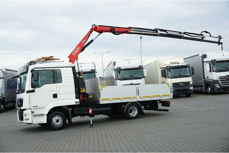 MAN TGL / 12.250 / SKRZYNIOWY + HDS / FASSI F 65 / PILOT - Camião de caixa aberta/ Plataforma, Camião grua: foto 4 MAN TGL / 12.250 / SKRZYNIOWY + HDS / FASSI F 65 / PILOT - Camião de caixa aberta/ Plataforma, Camião grua: foto 4