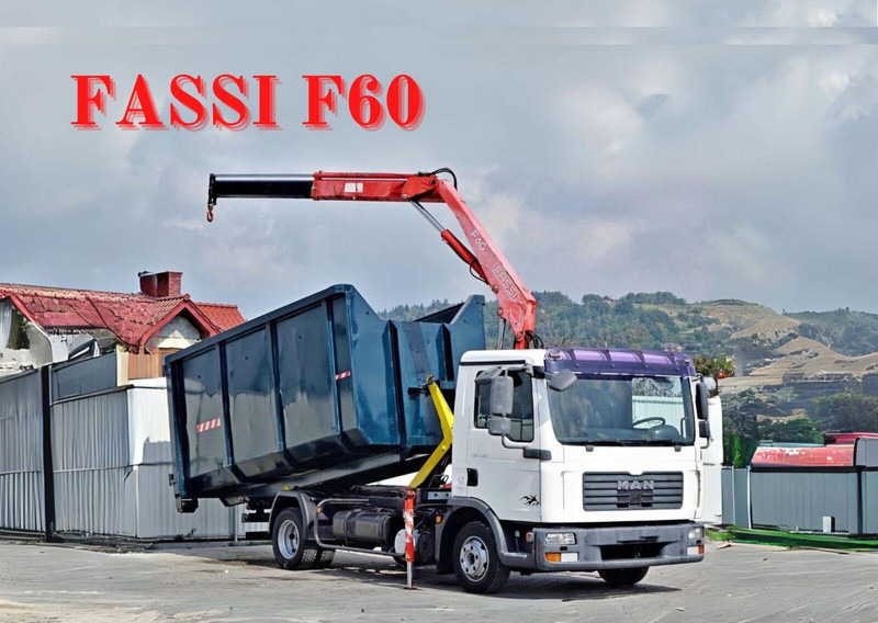 MAN TGL 7.150 + FASSI F60 * TOPZUSTAND - Camião basculante, Camião grua: foto 1 MAN TGL 7.150 + FASSI F60 * TOPZUSTAND - Camião basculante, Camião grua: foto 1