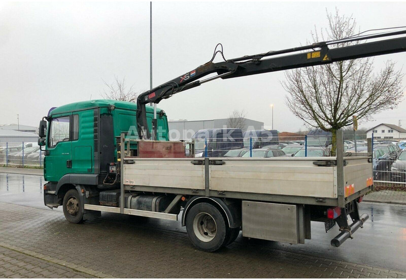 MAN TGL 8.180 Flatbed + Crane Hiab 055 - Camião de caixa aberta/ Plataforma, Camião grua: foto 3 MAN TGL 8.180 Flatbed + Crane Hiab 055 - Camião de caixa aberta/ Plataforma, Camião grua: foto 3