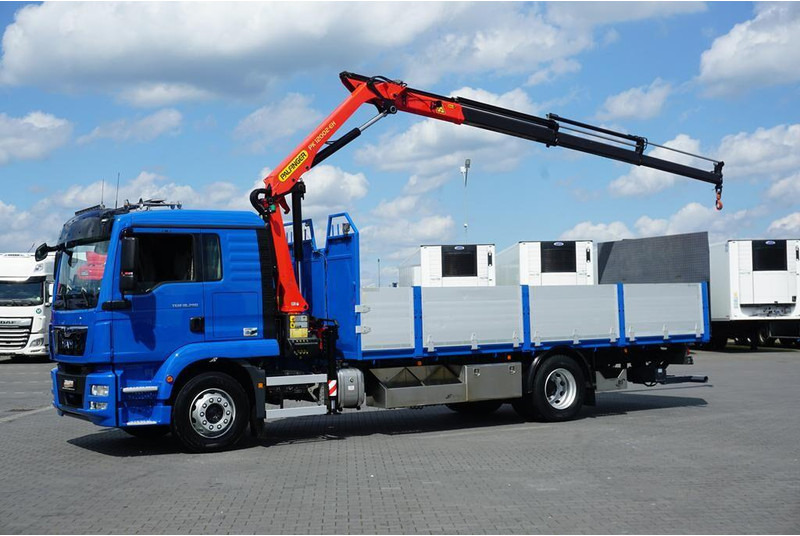 MAN TGM / 18.290 / SKRZYNIOWY + HDS + WINDA / PALFINGER PK 12002 / - Camião de caixa aberta/ Plataforma, Camião grua: foto 3 MAN TGM / 18.290 / SKRZYNIOWY + HDS + WINDA / PALFINGER PK 12002 / - Camião de caixa aberta/ Plataforma, Camião grua: foto 3