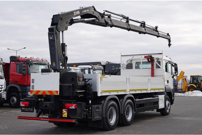 MAN TGS 26.400 / 6x4 / SKRZYNIOWY - 6,5M / HDS HIAB 188 4xwysów 13 M - Camião de caixa aberta/ Plataforma, Camião grua: foto 3 MAN TGS 26.400 / 6x4 / SKRZYNIOWY - 6,5M / HDS HIAB 188 4xwysów 13 M - Camião de caixa aberta/ Plataforma, Camião grua: foto 3