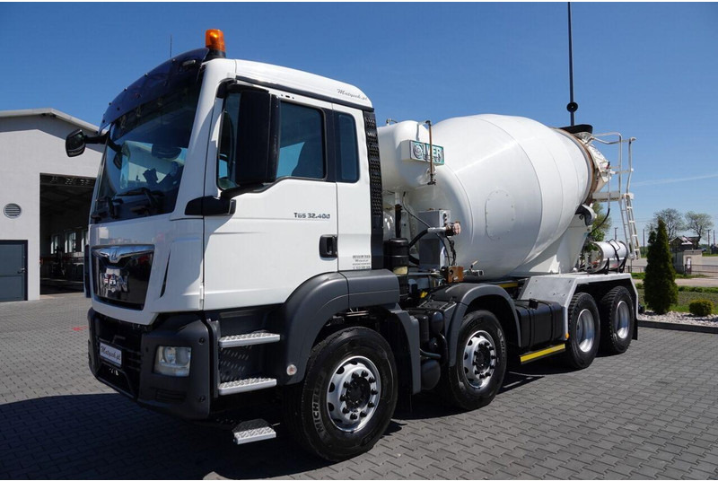 MAN TGS 32.400 / 8X4 / GRUSZKA / BETONOMIESZARKA / 9 M3 / IMER / MAN - Camião betoneira: foto 2 MAN TGS 32.400 / 8X4 / GRUSZKA / BETONOMIESZARKA / 9 M3 / IMER / MAN - Camião betoneira: foto 2