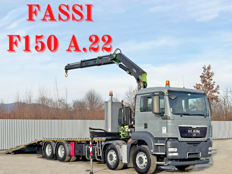 MAN TGS 35.360 * FASSI F150 A.22 + FUNK* TOPZUSTAND - Caminhão reboque: foto 1 MAN TGS 35.360 * FASSI F150 A.22 + FUNK* TOPZUSTAND - Caminhão reboque: foto 1