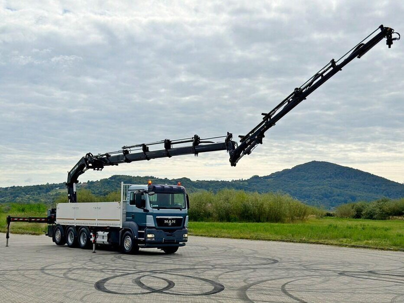 MAN TGS 35.400*HIAB 377 E-5 HIPRO+JIB 70X-3FUNK /8x4 - Camião de caixa aberta/ Plataforma, Camião grua: foto 2 MAN TGS 35.400*HIAB 377 E-5 HIPRO+JIB 70X-3FUNK /8x4 - Camião de caixa aberta/ Plataforma, Camião grua: foto 2
