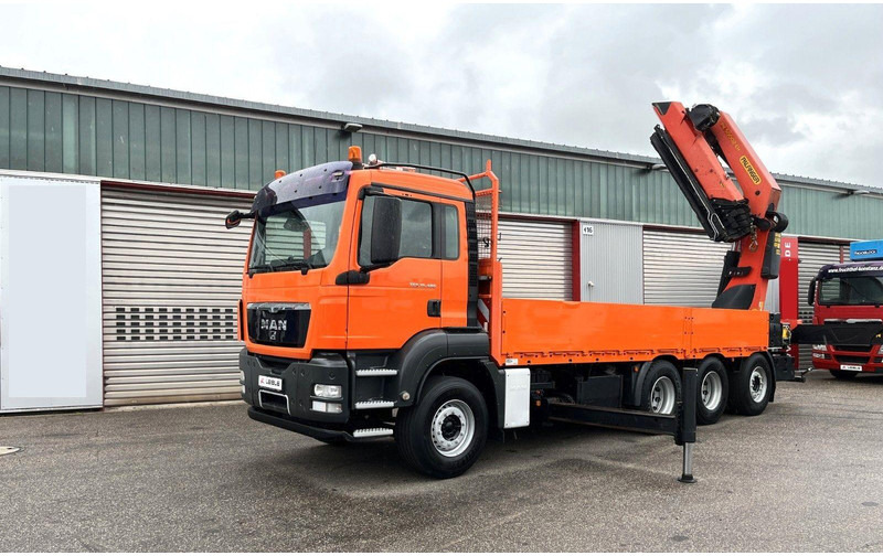 MAN TGS 35.480 8x4 Crane Palfinger PK 50002EH - Camião de caixa aberta/ Plataforma, Camião grua: foto 2 MAN TGS 35.480 8x4 Crane Palfinger PK 50002EH - Camião de caixa aberta/ Plataforma, Camião grua: foto 2