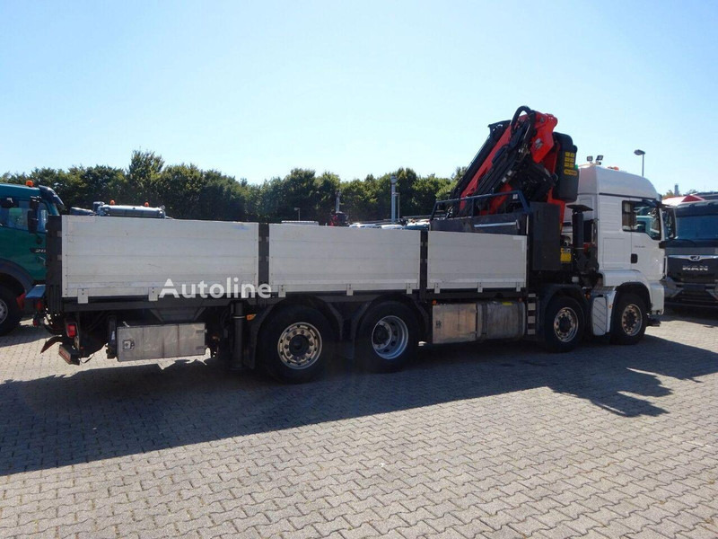 MAN TGS 35.480 - Flatbed + crane - Camião de caixa aberta/ Plataforma, Camião grua: foto 5 MAN TGS 35.480 - Flatbed + crane - Camião de caixa aberta/ Plataforma, Camião grua: foto 5