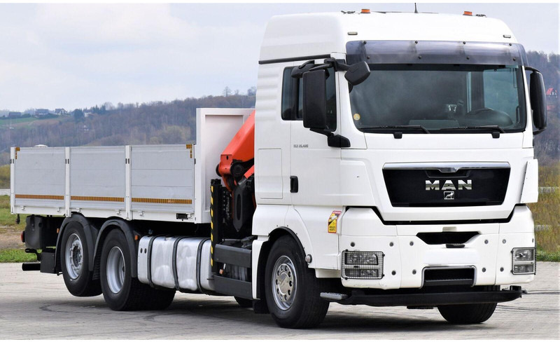 MAN TGX 26.480 - Camião de caixa aberta/ Plataforma, Camião grua: foto 4 MAN TGX 26.480 - Camião de caixa aberta/ Plataforma, Camião grua: foto 4