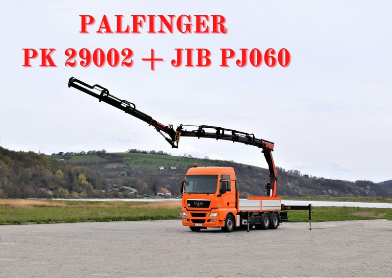 MAN TGX 28.540 JIB PJ060/FUNK - Camião de caixa aberta/ Plataforma, Camião grua: foto 1 MAN TGX 28.540 JIB PJ060/FUNK - Camião de caixa aberta/ Plataforma, Camião grua: foto 1