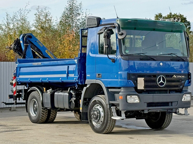 Mercedes-Benz ACTROS 1841 * PK 10501 + FUNK * TOP * 4x4 - Camião basculante, Camião grua: foto 3 Mercedes-Benz ACTROS 1841 * PK 10501 + FUNK * TOP * 4x4 - Camião basculante, Camião grua: foto 3