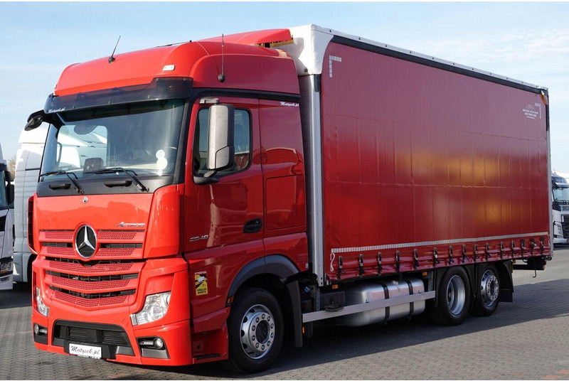 Mercedes-Benz ACTROS 25 480 - Camião de lona: foto 1 Mercedes-Benz ACTROS 25 480 - Camião de lona: foto 1