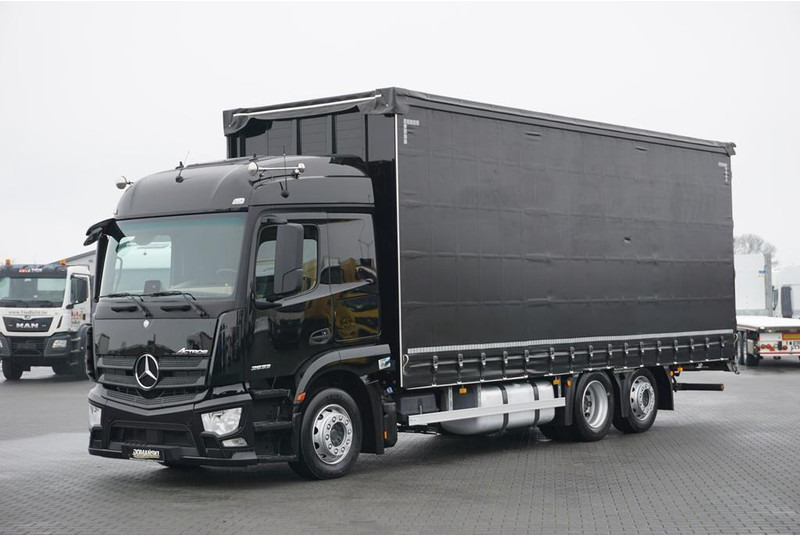 Mercedes-Benz ACTROS / 2533 / ACC / E 6 / FIRANKA / ŁAD. 15 450 KG / 19 PALET - Camião de lona: foto 2 Mercedes-Benz ACTROS / 2533 / ACC / E 6 / FIRANKA / ŁAD. 15 450 KG / 19 PALET - Camião de lona: foto 2