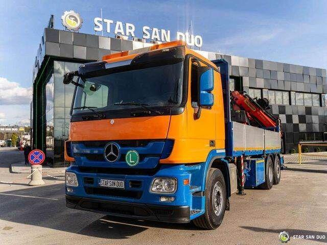 Mercedes-Benz ACTROS 2541 6x2 Palfinger PK 34002 Crane Winch - Camião de caixa aberta/ Plataforma, Camião grua: foto 5 Mercedes-Benz ACTROS 2541 6x2 Palfinger PK 34002 Crane Winch - Camião de caixa aberta/ Plataforma, Camião grua: foto 5