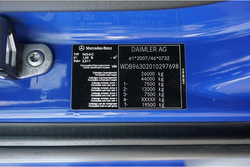 Camião de caixa aberta/ Plataforma Mercedes-Benz ACTROS / 2543 / ACC / E 6 / PEŁNY ADR / PLATFORMA / ZAWIESIE POD: foto 11 Camião de caixa aberta/ Plataforma Mercedes-Benz ACTROS / 2543 / ACC / E 6 / PEŁNY ADR / PLATFORMA / ZAWIESIE POD: foto 11