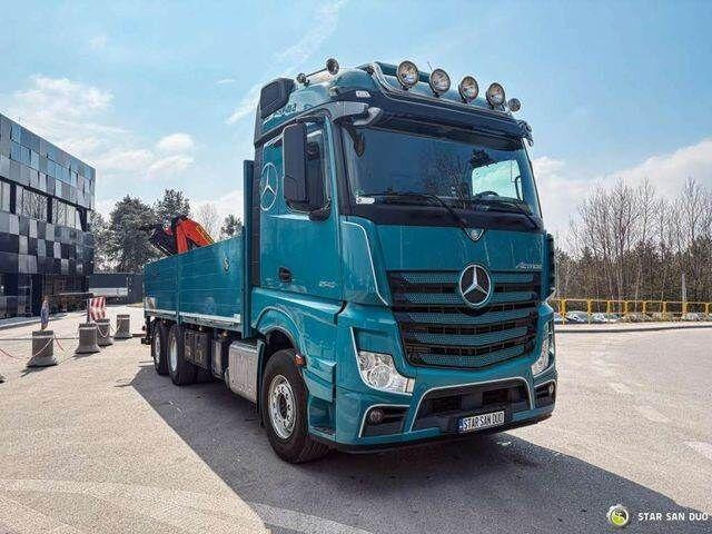 Mercedes-Benz ACTROS 2545 6x2 Palfinger PK 16001 HDS Crane - Camião de caixa aberta/ Plataforma, Camião grua: foto 5 Mercedes-Benz ACTROS 2545 6x2 Palfinger PK 16001 HDS Crane - Camião de caixa aberta/ Plataforma, Camião grua: foto 5