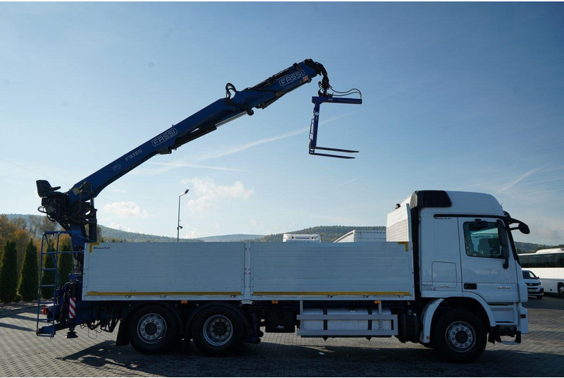 Mercedes-Benz ACTROS 2548 / 6x2 / BURTOWA - 6,5 M / OŚ PODNOSZONA / HDS FASSI - Camião de caixa aberta/ Plataforma, Camião grua: foto 5 Mercedes-Benz ACTROS 2548 / 6x2 / BURTOWA - 6,5 M / OŚ PODNOSZONA / HDS FASSI - Camião de caixa aberta/ Plataforma, Camião grua: foto 5