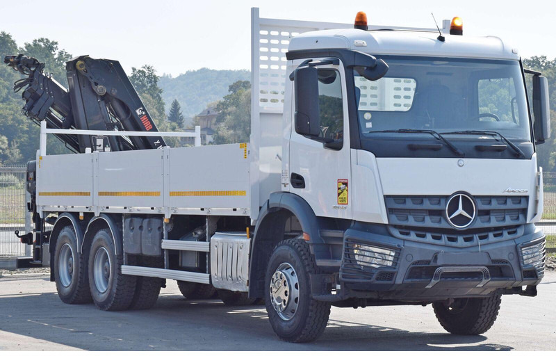 Mercedes-Benz ACTROS 2636 - Camião de caixa aberta/ Plataforma, Camião grua: foto 4 Mercedes-Benz ACTROS 2636 - Camião de caixa aberta/ Plataforma, Camião grua: foto 4