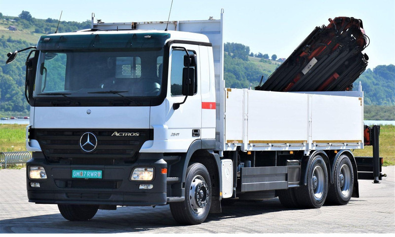 Mercedes-Benz ACTROS 2641 - Camião de caixa aberta/ Plataforma, Camião grua: foto 4 Mercedes-Benz ACTROS 2641 - Camião de caixa aberta/ Plataforma, Camião grua: foto 4