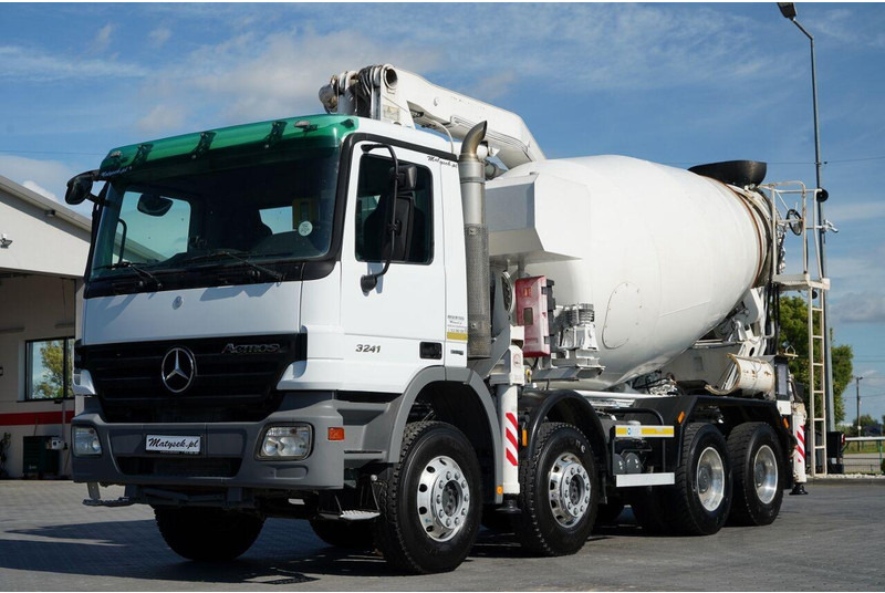 Mercedes-Benz ACTROS 3241 / POMPOGRUSZKA / 8X4 / BETONIARKA + POMPA SERMAC 3Z2 - Camião betoneira: foto 3 Mercedes-Benz ACTROS 3241 / POMPOGRUSZKA / 8X4 / BETONIARKA + POMPA SERMAC 3Z2 - Camião betoneira: foto 3