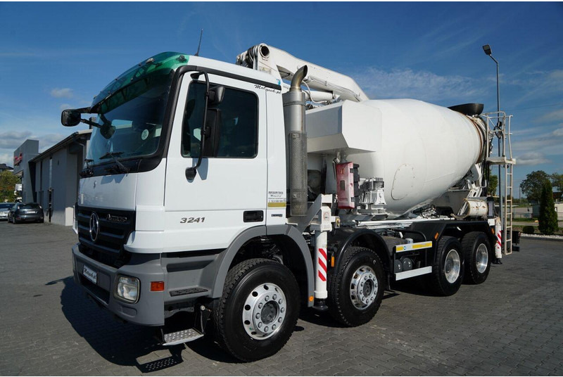 Mercedes-Benz ACTROS 3241 / POMPOGRUSZKA / 8X4 / BETONIARKA + POMPA SERMAC 3Z2 - Camião betoneira: foto 4 Mercedes-Benz ACTROS 3241 / POMPOGRUSZKA / 8X4 / BETONIARKA + POMPA SERMAC 3Z2 - Camião betoneira: foto 4