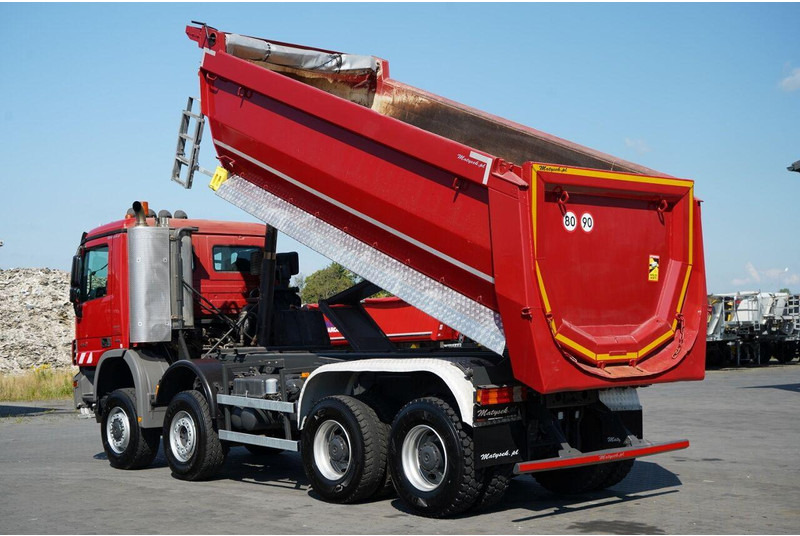 Mercedes-Benz ACTROS 4141 / 8X6 / WYWROTKA TYLNOZSYPOWA / MEILLER KIPPER 5.3M - Camião basculante: foto 4 Mercedes-Benz ACTROS 4141 / 8X6 / WYWROTKA TYLNOZSYPOWA / MEILLER KIPPER 5.3M - Camião basculante: foto 4