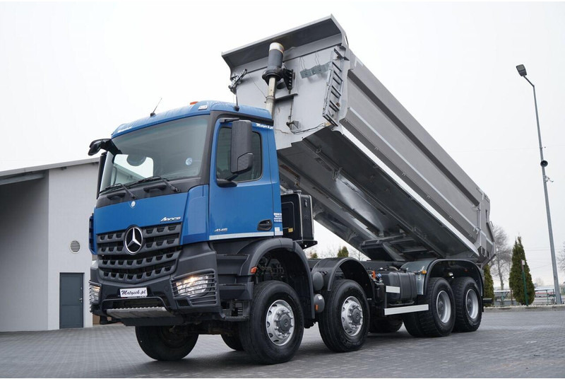 Mercedes-Benz ACTROS 4145 / 8X8 / WYWROTKA TYLNOZSYPOWA / KH-KIPPER 6 M / AUTO - Camião basculante: foto 1 Mercedes-Benz ACTROS 4145 / 8X8 / WYWROTKA TYLNOZSYPOWA / KH-KIPPER 6 M / AUTO - Camião basculante: foto 1