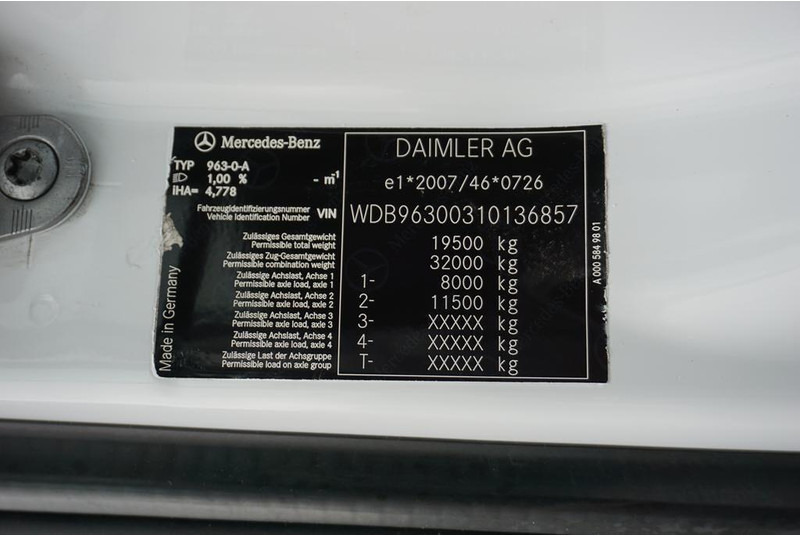 Camião frigorífico Mercedes-Benz ANTOS / 1830 / EURO 6 / CHŁODNIA + WINDA / 18 PALET: foto 11