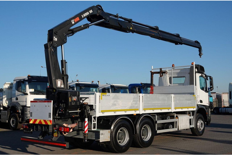 Mercedes-Benz AROCS 2633 / 6x4 / SKRZYNIOWY - 6,5 M / HDS HIAB 188 b-3 wysów: - Camião de caixa aberta/ Plataforma, Camião grua: foto 4 Mercedes-Benz AROCS 2633 / 6x4 / SKRZYNIOWY - 6,5 M / HDS HIAB 188 b-3 wysów: - Camião de caixa aberta/ Plataforma, Camião grua: foto 4