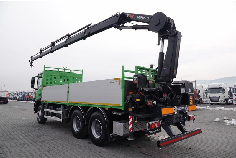 Mercedes-Benz AROCS 2636 / 6x4 / SKRZYNIOWY- 6,5 M / + HDS HIAB 4x wysów: 13 m - Camião de caixa aberta/ Plataforma, Camião grua: foto 3 Mercedes-Benz AROCS 2636 / 6x4 / SKRZYNIOWY- 6,5 M / + HDS HIAB 4x wysów: 13 m - Camião de caixa aberta/ Plataforma, Camião grua: foto 3