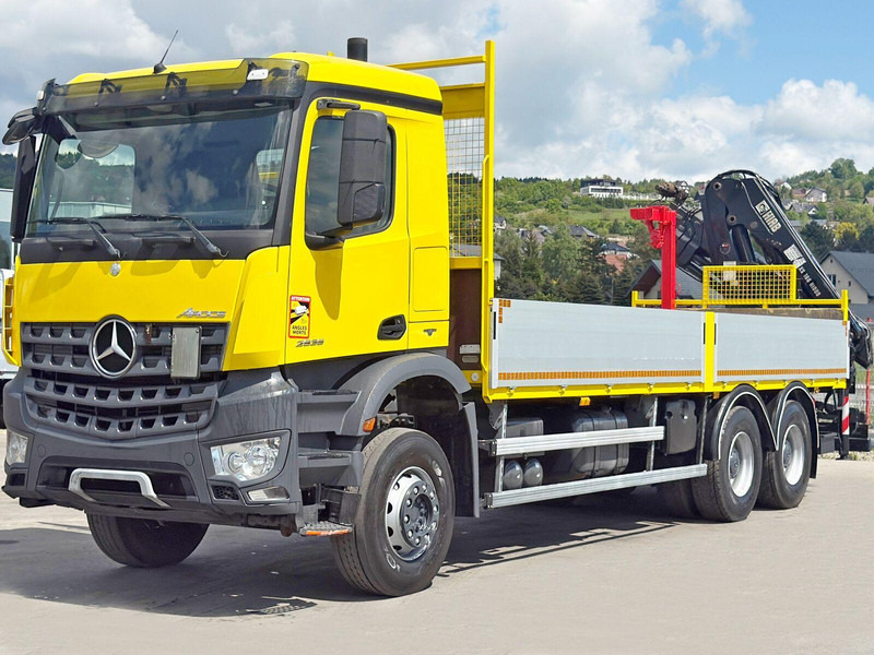 Mercedes-Benz AROCS 2636 *HIAB 166 D-4 HIDUO + FUNK* 6x4 - Camião de caixa aberta/ Plataforma, Camião grua: foto 4 Mercedes-Benz AROCS 2636 *HIAB 166 D-4 HIDUO + FUNK* 6x4 - Camião de caixa aberta/ Plataforma, Camião grua: foto 4