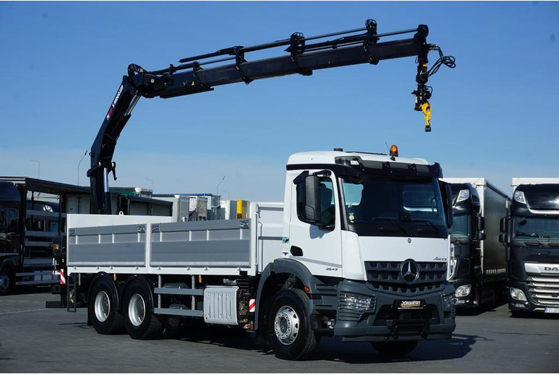 Mercedes-Benz AROCS / 2643 / 6 X 4 / SKRZYNIOWY + HDS / HIAB 228 E – 4 / WYS. - Camião de caixa aberta/ Plataforma, Camião grua: foto 2 Mercedes-Benz AROCS / 2643 / 6 X 4 / SKRZYNIOWY + HDS / HIAB 228 E – 4 / WYS. - Camião de caixa aberta/ Plataforma, Camião grua: foto 2