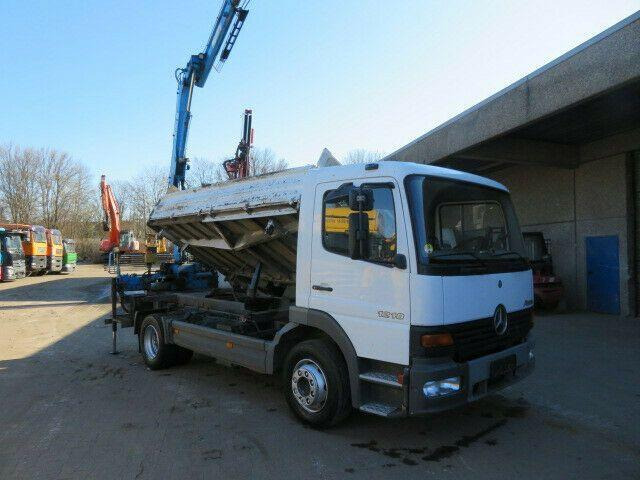 Mercedes-Benz ATEGO 1218 - Camião basculante, Camião grua: foto 1 Mercedes-Benz ATEGO 1218 - Camião basculante, Camião grua: foto 1