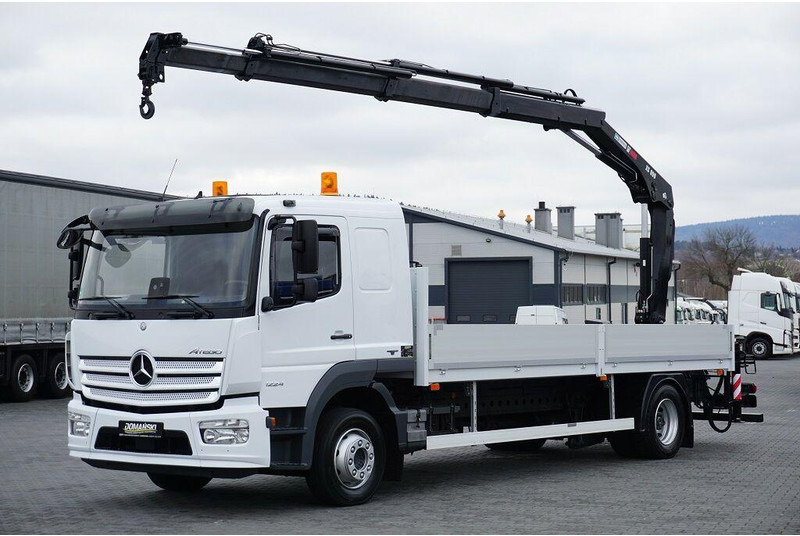 Mercedes-Benz ATEGO / 1224 / ACC / SKRZYNIOWY + HDS / HIAB 099 B - 3 DUO - Camião de caixa aberta/ Plataforma, Camião grua: foto 2 Mercedes-Benz ATEGO / 1224 / ACC / SKRZYNIOWY + HDS / HIAB 099 B - 3 DUO - Camião de caixa aberta/ Plataforma, Camião grua: foto 2