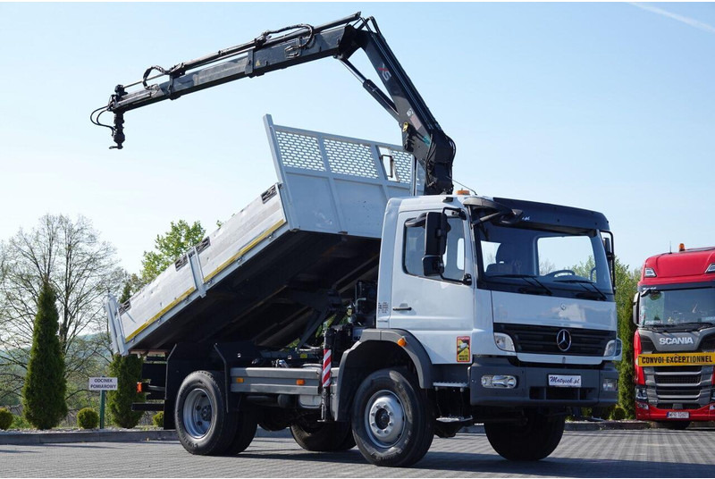 Mercedes-Benz ATEGO 16.24 / 4X4 / WYWROTKA + HDS HIAB 111 BS-2 / PILOT / ROT - Camião basculante: foto 2 Mercedes-Benz ATEGO 16.24 / 4X4 / WYWROTKA + HDS HIAB 111 BS-2 / PILOT / ROT - Camião basculante: foto 2